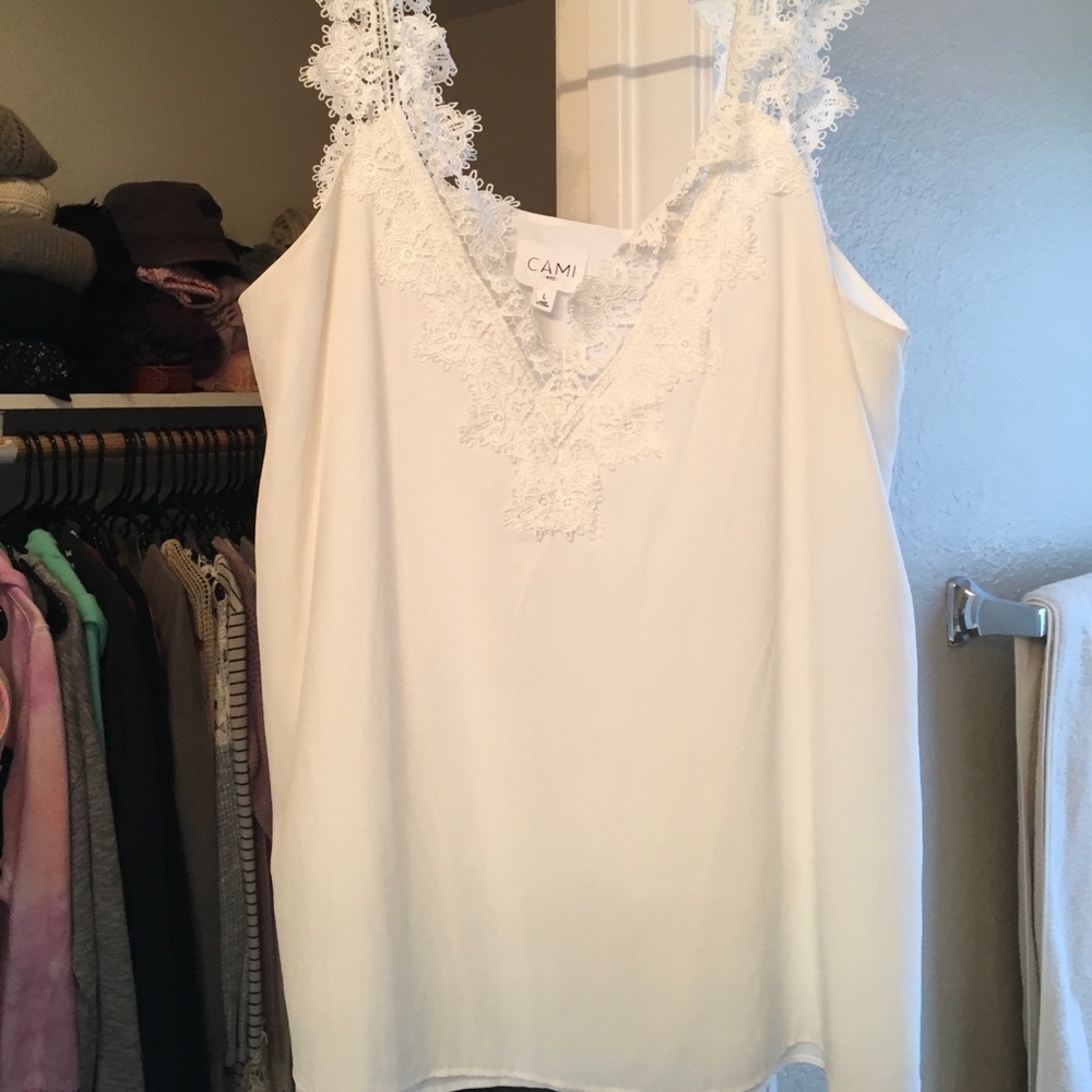 ❌SOLD❌Cami NYC Silk and Lace Chloe Cami